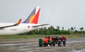 View of the airport in Kalibo, Philippines Royalty Free Stock Photo