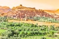 View of Ait Benhaddou Kasbah, Ait Ben Haddou, Ouarzazate, Morocco