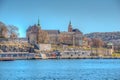 View of the Akershus fort in Oslo, Norway Royalty Free Stock Photo