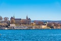 View of the Akershus fort in Oslo, Norway Royalty Free Stock Photo