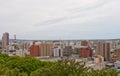 View of Akita city from Kubota Castle, Japan