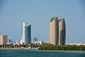 View of The Al Bahr towers in Abu Dhabi