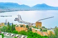 The view from Alanya Castle Hill Royalty Free Stock Photo