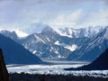 View of Alaska ice sheets and Glaciers Royalty Free Stock Photo