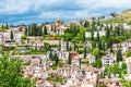 View of the Albaicin El Albayzin medieval district of Granada, Andalusia, Spain