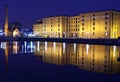 View of Albert Dock in Liverpool Royalty Free Stock Photo