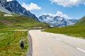 View of the albula pass in grisons, switzerland, europe Royalty Free Stock Photo