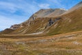 View of the albula pass in grisons, switzerland, europe Royalty Free Stock Photo