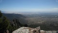 View of Albuquerque New Mexico from the top of the Sandia Mountains Royalty Free Stock Photo