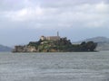 View on Alcatraz island in San Fancisco Bay