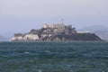 A View Of Alcatraz Island From The Water Royalty Free Stock Photo