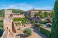 Entrance Nasrid Palaces, Alhambra, Granada Royalty Free Stock Photo