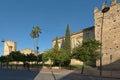 View of the Alcazar of Islamic origin from the 11th century in the town of Jerez de la Frontera, Spain Royalty Free Stock Photo