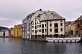 Alesund town and port, More og Romsdal, Norway Royalty Free Stock Photo