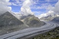 Aletsch Gletscher, Bettmeralp, Wallis, Switzerland Royalty Free Stock Photo