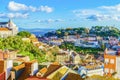 View of Alfama District in Lisbon, Portugal