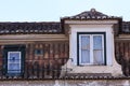 View of Alfama roof and windows in Lisbon