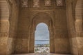 View from Alhambra onto Albayzin in Granada Royalty Free Stock Photo