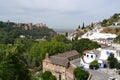 View of Alhambra and Sacromonte, Spain