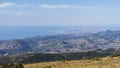 View of the Alicante coast from the top of the Aitana