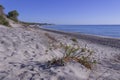 View of Alimini beach in Apulia,Italy. Royalty Free Stock Photo