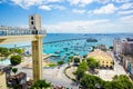 View of All Saints Bay in Salvador, Bahia, Brazil