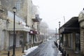 View of a alley in old Safed Royalty Free Stock Photo