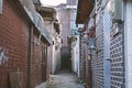 View of the alleyway in Yeongdeungpo, Seoul, Korea Royalty Free Stock Photo