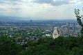 View of Almaty city from Kok-Tobe park.