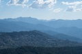 View of almora city from kesar devi on a bright sunny day Royalty Free Stock Photo