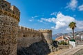 View of AlmuÃÂ±ÃÂ©car Almunecar castle on a beautiful day Royalty Free Stock Photo