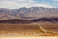 View along Badwater Road in Death Valley National Park, California, USA Royalty Free Stock Photo