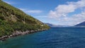 A view along the coastline in New Zealand. Shevelev.