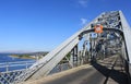 View along Connel Bridge over Loch Etive, Scotland Royalty Free Stock Photo