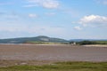 View along edge Morecambe Bay to Warton Crag