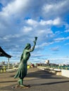 Pier in Torrevieja, Costa Blanca, Spain Royalty Free Stock Photo