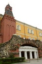 Grotto Below Middle Arsenal Tower - Alexander garden in Mosocw Royalty Free Stock Photo