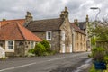 A view along the High Street at Culross, Scotland Royalty Free Stock Photo