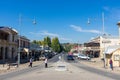 View along historic Camp Street in the goldrush town of Beechworth.