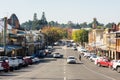 View along historic Ford Street in the goldrush town of Beechworth.