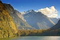 View along the Hollyford Valley to West Peak and Mount Talbot, Fiordland National Park, Southland, South Island, New Zealand