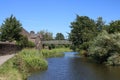 Shaw street bridge, Lancaster canal, Lancaster, UK Royalty Free Stock Photo