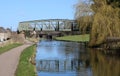 Metal footbridge Lancaster Canal Aldcliffe Road