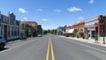 View along Main Street Pomeroy in Garfield County Washington State