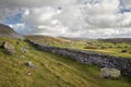 View along Norber Ridge towards Moughton Scar Royalty Free Stock Photo