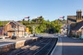 The View Along the Platform of Grosmont Station