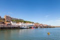 The Quayside of the Seaside Town of Whitby, England