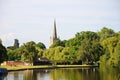 View along the river, Stratford-upon-Avon.