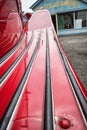 View along the running board of 1934 Railton Terraplane.