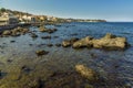 A view along the shore of Aci Trezza, Sicily Royalty Free Stock Photo